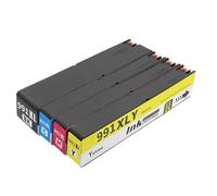 DEFIYAN 991X 991XL Compatible Inkjet Cartridge Compatible With PageWide Pro 755dn 774dn 779dn 750dw 772dn(1 SET(KCYM))