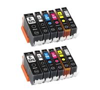 DEFIYAN AM Compatible Ink Cartridge Compatible With PGI 525 CLI 526 Compatible With IP4850 IP4950 IX6550 MG5150 MG5250 MG5350(2SET)