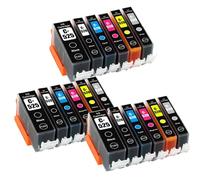 DEFIYAN AM Compatible Ink Cartridge Compatible With PGI 525 CLI 526 Compatible With IP4850 IP4950 IX6550 MG5150 MG5250 MG5350(3SET)
