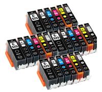 DEFIYAN AM Compatible Ink Cartridge Compatible With PGI 525 CLI 526 Compatible With IP4850 IP4950 IX6550 MG5150 MG5250 MG5350(4SET)