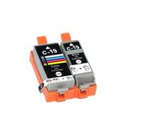 DEFIYAN BCI19BK BCI19C BCI19 Color Compatible Ink Cartridge Compatible With PIXUS IP100 IP110 MINI360(8 set)