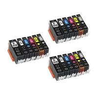 DEFIYAN BCI320 BCI321 PGI320 Ink Cartridge Compatible With Printers MP640 MP980 MP990 MP560 MP620 MP630(3 SETS(18PCS))