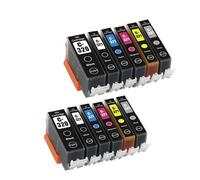 DEFIYAN BCI320 BCI321 PGI320 Ink Cartridge Compatible With Printers MP640 MP980 MP990 MP560 MP620 MP630(2 SETS(12PCS))