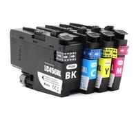DEFIYAN Capacity Compatible Ink Cartridge LC456XL Compatible With MFC-J4340DW MFC-J4540DW Color Printer(LC456XL-4Color 1set)