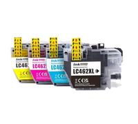 DEFIYAN Capacity Compatible Ink Cartridge LC462 LC462XL Compatible With MFC-J2340DW MFC-J3540DW MFC-J3940DW(1 SET (4PCS))