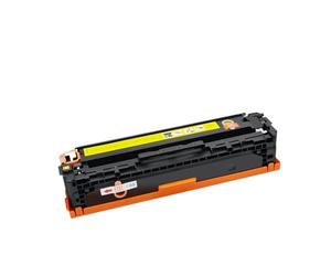 DEFIYAN CE320A CE321A CE322A CE323A Compatible Color Toner Cartridge Compatible With Color CP1525N 1525NW CM1415FN 1415FNW Printers(Yellow)