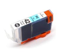 DEFIYAN CLI-42 Ink Cartridge Compatible With Pro-100 Pro-100S Printers In Black Cyan Yellow Gray Light Gray Magenta And Photo Magenta(PHOTO CYAN)