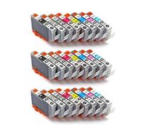 DEFIYAN CLI-42 Ink Cartridge Set Compatible With Pro-100 Pro-100S Printer Includes BK C Y GY LGY M Colors 1 To 5 Sets(CLI-42-3set)