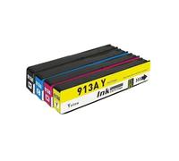 DEFIYAN Color Compatible Ink Cartridge Compatible With 913A Compatible With Pagewide 352dw 377dw Pro 477dw Printer(1 SET 4PCS)