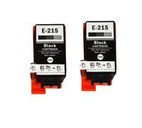 DEFIYAN Compatibility Ink Cartridges Compatible With 215 E-215 T215 BK T215 ompatible With Workforce WF-100 WF100 Printers(2PCS BK)