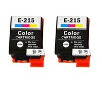 DEFIYAN Compatibility Ink Cartridges Compatible With 215 E-215 T215 BK T215 ompatible With Workforce WF-100 WF100 Printers(2PCS T215CL)