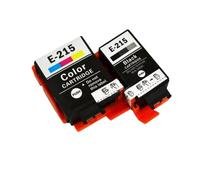 DEFIYAN Compatibility Ink Cartridges Compatible With 215 E-215 T215 BK T215 ompatible With Workforce WF-100 WF100 Printers(1SET)