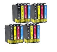 DEFIYAN Compatible 502XL Ink Cartridge Compatible With Expression XP5100 XP5105 Workforce WF-2865 WF-2860 Printers(4SET)