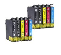 DEFIYAN Compatible 502XL Ink Cartridge Compatible With Expression XP5100 XP5105 Workforce WF-2865 WF-2860 Printers(4BK 2C 2Y 2M)