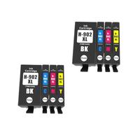 DEFIYAN Compatible 902 Ink Cartridge Compatible With 902XL And HP906 Fits OfficeJet Pro 6968 6975 6978 6954 6960 6962 Printers(2SETS(8PCS))