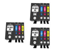 DEFIYAN Compatible 902 Ink Cartridge Compatible With 902XL And HP906 Fits OfficeJet Pro 6968 6975 6978 6954 6960 6962 Printers(3SETS (12PCS))