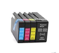 DEFIYAN Compatible 953XL Ink Cartridge Compatible With OfficeJet Pro 7720 7730 7740 8210 8218(1 set 4Color)
