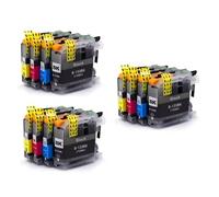 DEFIYAN Compatible Color Inkjet Cartridge LC133 Compatible With DCP-J152W J172W J4110DW J552DW Printers(3Sset)