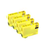 DEFIYAN Compatible E-502XL T502 T502XL Ink Cartridge Compatible With Expression Home XP-5100 XP-5105 WorkForce WF-2860DWF WF-2865DWF(4 Yellow)