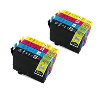 DEFIYAN Compatible E-502XL T502 T502XL Ink Cartridge Compatible With Expression Home XP-5100 XP-5105 WorkForce WF-2860DWF WF-2865DWF(2 set)