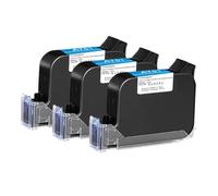 DEFIYAN Compatible Handheld Printer Ink Cartridge Compatible With 2588 2588M Print Height 12.7mm Fast Dry Eco Solvent Inkjet TIJ Printer(3PCS)