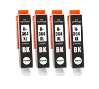 DEFIYAN Compatible Ink Cartridge 364XL Compatible With B8550 B8553 B8558 C5324 C5370 C5373 C5380 C5383 C309 C310 C410(BK 4PCS)