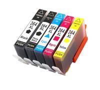 DEFIYAN Compatible Ink Cartridge 364XL Compatible With HP364 Photosmart 5520 5524 6510 6520 7510 B109 B110 B209 B210 C309 C310 C410 Printers(1SET)