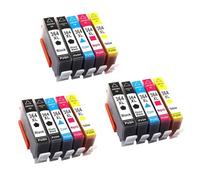 DEFIYAN Compatible Ink Cartridge 364XL Compatible With HP364 Photosmart B109a B109d B109f B109n B209a B209c B210a B210c B210d Printer(6BK 3C 3Y 3M)