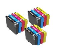 DEFIYAN Compatible Ink Cartridge 604XL T604XL Compatible With XP4205 WF2910DWF WF2930DWF WF2935DWF WF2950DWF Printers(3BK-3C-3M-3Y)