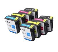 DEFIYAN Compatible Ink Cartridge 82 CH565A Compatible With 10ps 20ps 120nr 50ps 111 500 500ps 500Plus 510 800 800ps(2 SET)