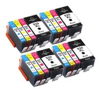 DEFIYAN Compatible Ink Cartridge 920XL Compatible With Officejet Series 6500 6500A 6000 7000 7500 7500A(4BK 4C 4M 4Y)