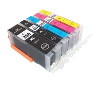 DEFIYAN Compatible Ink Cartridge BCI350 BCI351 Compatible With Printers MG5430 5530 6330 6530 7130 IP7230 MX923 IX6830 IP8730(1 SET -5 COLORS)