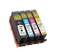 DEFIYAN Compatible Ink Cartridge Compatible With 178 178XL B109 B110 B210 C309 C310 C410 D5463 D5460 D5468 Printers 178 XL 178XL(4 COLOR)
