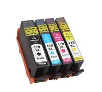 DEFIYAN Compatible Ink Cartridge Compatible With 178 178XL Compatible With B109 B110 B210 C309 C310 C410 D5463 D5460 D5468 Printers(4 COLOR)