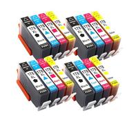 DEFIYAN Compatible Ink Cartridge Compatible With 178 178XL Compatible With B109 B110 B210 C309 C310 C410 D5463 D5460 D5468 Printers Compatible With 178 XL 178XL(4SET)