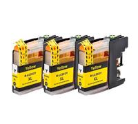 DEFIYAN Compatible Ink Cartridge Compatible With 203XL LC203 LC203XL Compatible With MFC-J4320DW J4420DW J4620DW J5520DW J5620DW J5720DW J460DW(3pcs Yellow)