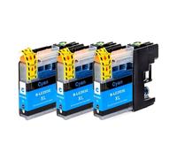 DEFIYAN Compatible Ink Cartridge Compatible With 203XL LC203 LC203XL Compatible With MFC-J4320DW J4420DW J4620DW J5520DW J5620DW J5720DW J460DW(3pcs Cyan)