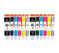DEFIYAN Compatible Ink Cartridge Compatible With 270XL PGI270 CLI271 Compatible With MG5720 MG6820 MG7720 TS5020 Printers(2 set (12 pieces))