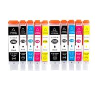 DEFIYAN Compatible Ink Cartridge Compatible With 270XL PGI270 CLI271 Compatible With MG5720 MG6820 MG7720 TS5020 Printers(2BK 2PBK 2C 2M 2Y)