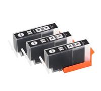 DEFIYAN Compatible Ink Cartridge Compatible With 364 364XL Compatible With Photosmart 6525 7510 7515 7520 B010a B110a B110c B110e Printer(3PCS Black)