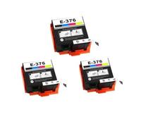 DEFIYAN Compatible Ink Cartridge Compatible With 376 T376 T3760 Color Inkjet Compatible With PictureMate PM-525 PM525 Printer(3 PIECES)