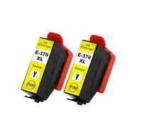 DEFIYAN Compatible Ink Cartridge Compatible With 378XL T378XL Compatible With Expression Photo XP-8500 XP-8505 XP-15000 XP-8600(2PCS YELLOW)