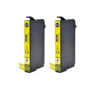 DEFIYAN Compatible Ink Cartridge Compatible With 405XL T405 XL Compatible With WorkForce Pro WF-3820DWF WF-3825DWF WF-4820DWF WF-7840 Printer(2pcs Yellow)