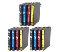 DEFIYAN Compatible Ink Cartridge Compatible With 405XL T405XL T405 Compatible With WF3820DWF 4820DWF 3825DWF 7830DTWF 4825DWF 4830DTWF 7835DTWF 7840DTWF(12pcs 3set)