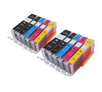 DEFIYAN Compatible Ink Cartridge Compatible With 470 471 PGI-470 CLI-471 Compatible With MG6840 MG5740 TS5040 TS6040 Printers(2PGBK 2BK 2C 2M 2Y)