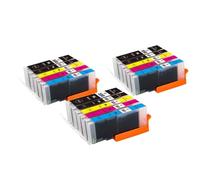 DEFIYAN Compatible Ink Cartridge Compatible With 550 551 PGI 550XL CLI 551XL Compatible With MG5450 MG5550 MG5650 MG6450 MG6650 Ip7250 Printer(3BK3PBK3C3M3Y)