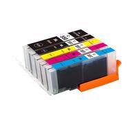 DEFIYAN Compatible Ink Cartridge Compatible With 550 551 PGI 550XL CLI 551XL Compatible With MG5450 MG5550 MG5650 MG6450 MG6650 Ip7250 Printer(BKPBKCMY)