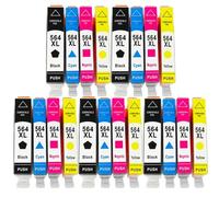 DEFIYAN Compatible Ink Cartridge Compatible With 564XL Compatible With C5324 C5370 C5373 C5380 C5383 C5388 C5390 5525 6510 6512 C410a(5SET)