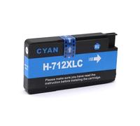 DEFIYAN Compatible Ink Cartridge Compatible With 712 XL 712XL 3ED71A 3ED67A Compatible With DesignJet T210 T230 T250 T650 T630 Inkjet Printer(1PCS Cyan)