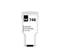 DEFIYAN Compatible Ink Cartridge Compatible With 746 P2V82A P2V83A P2V80A P2V78A Compatible With DesignJet Z6 And Z9 Large Format Printers(HP-746-PBK-300ML)